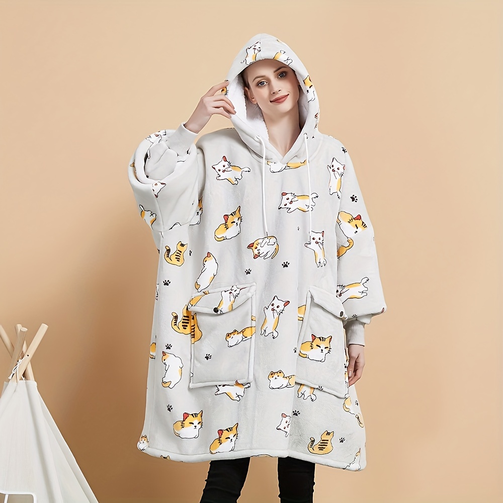 Blanket Hoodie Oversized Temu Canada