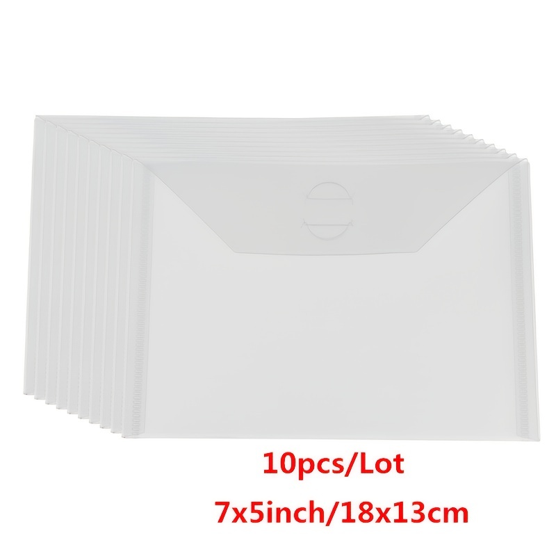 A4 Storage Book Binder Album / 0.3mm Magnetic Sheets Plastic Envelope  Storage Pockets For Stamps Diecut Crafts Organization Bags