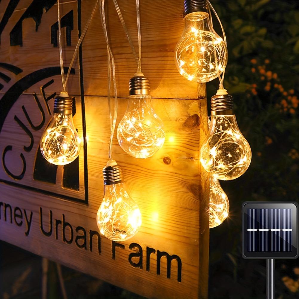 Lámpara colgante solar con 3 bombillas exterior Chiara LUMCHI065BXSWNW New  Garden