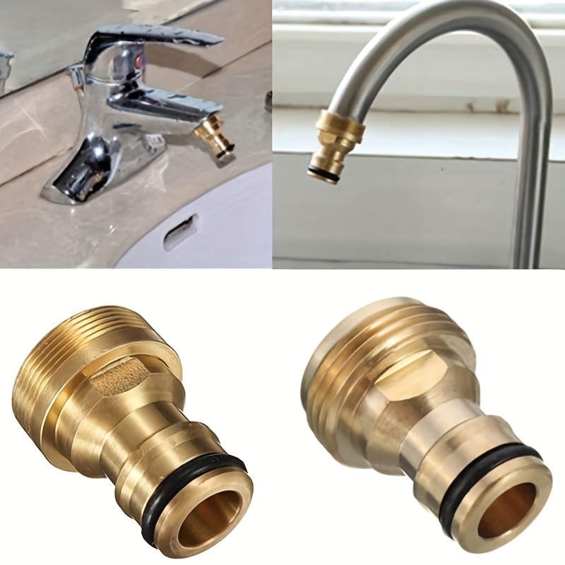 Buy Universal kitchen faucet brass connector garden watering basin