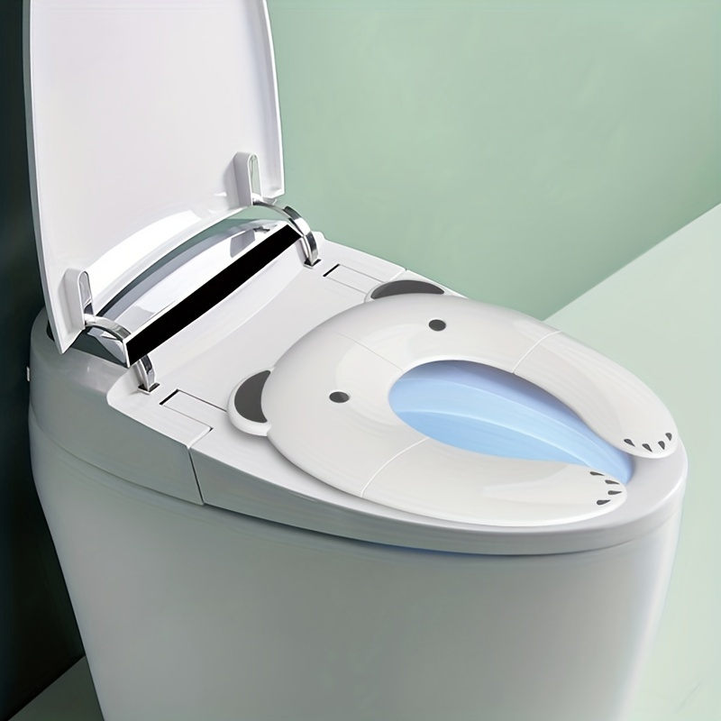 Klappbarer Reise-Toilettensitz für Jungen und Mädchen Tragbarer  Töpfchensitz für Kleinkinder Kinder mit rutschfesten Silikonpolstern