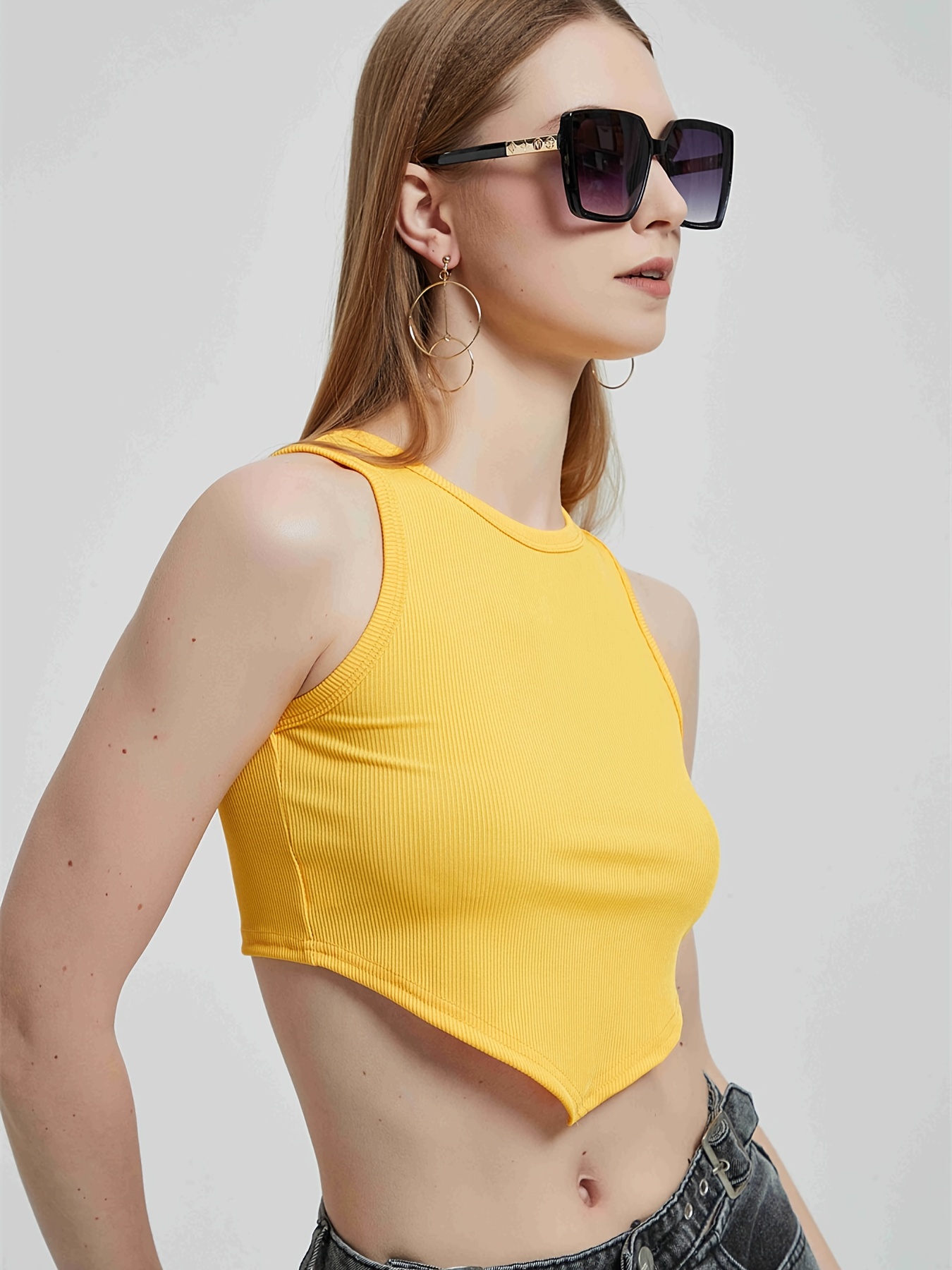 Bright yellow clearance tank top womens