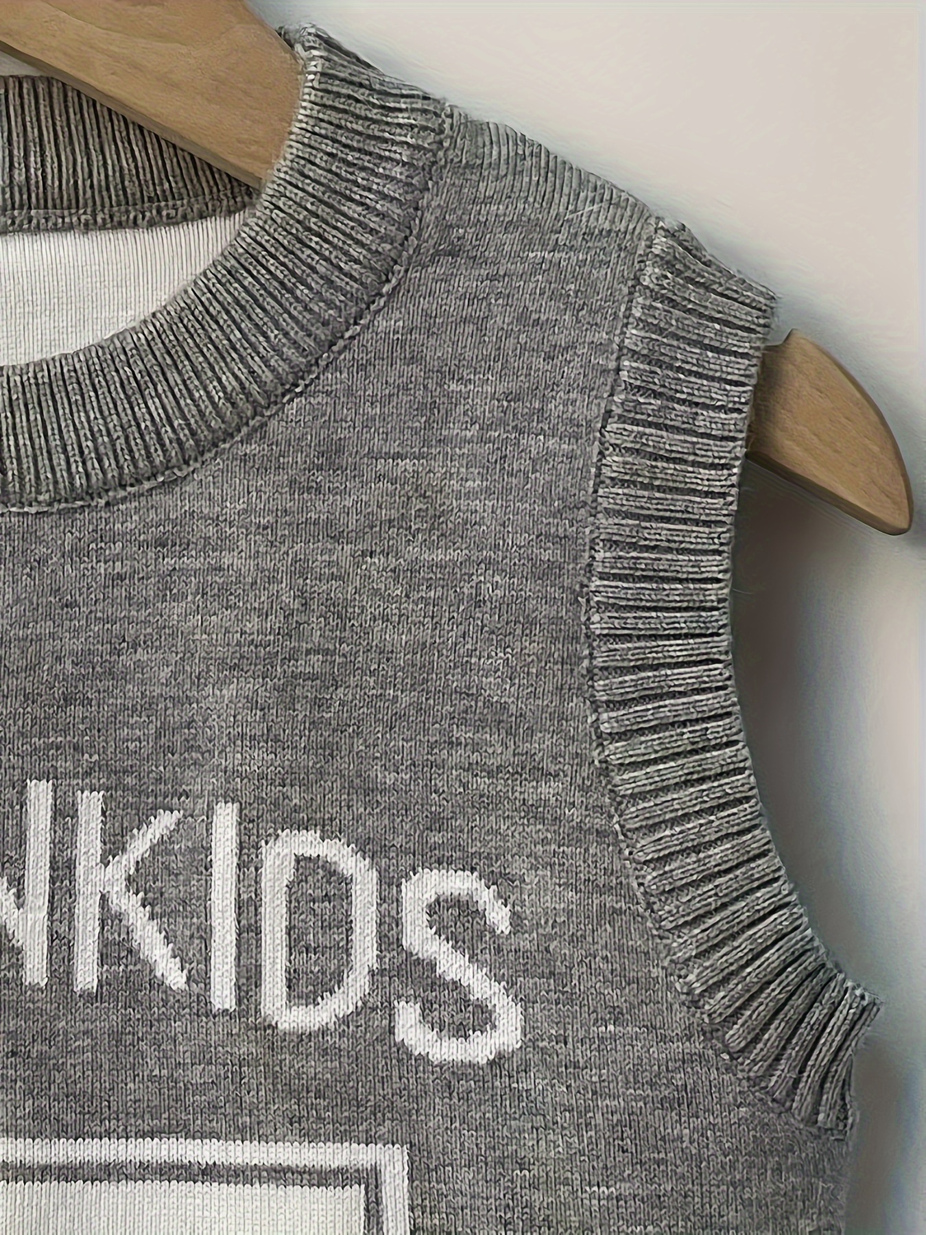 Kids grey clearance sweater vest