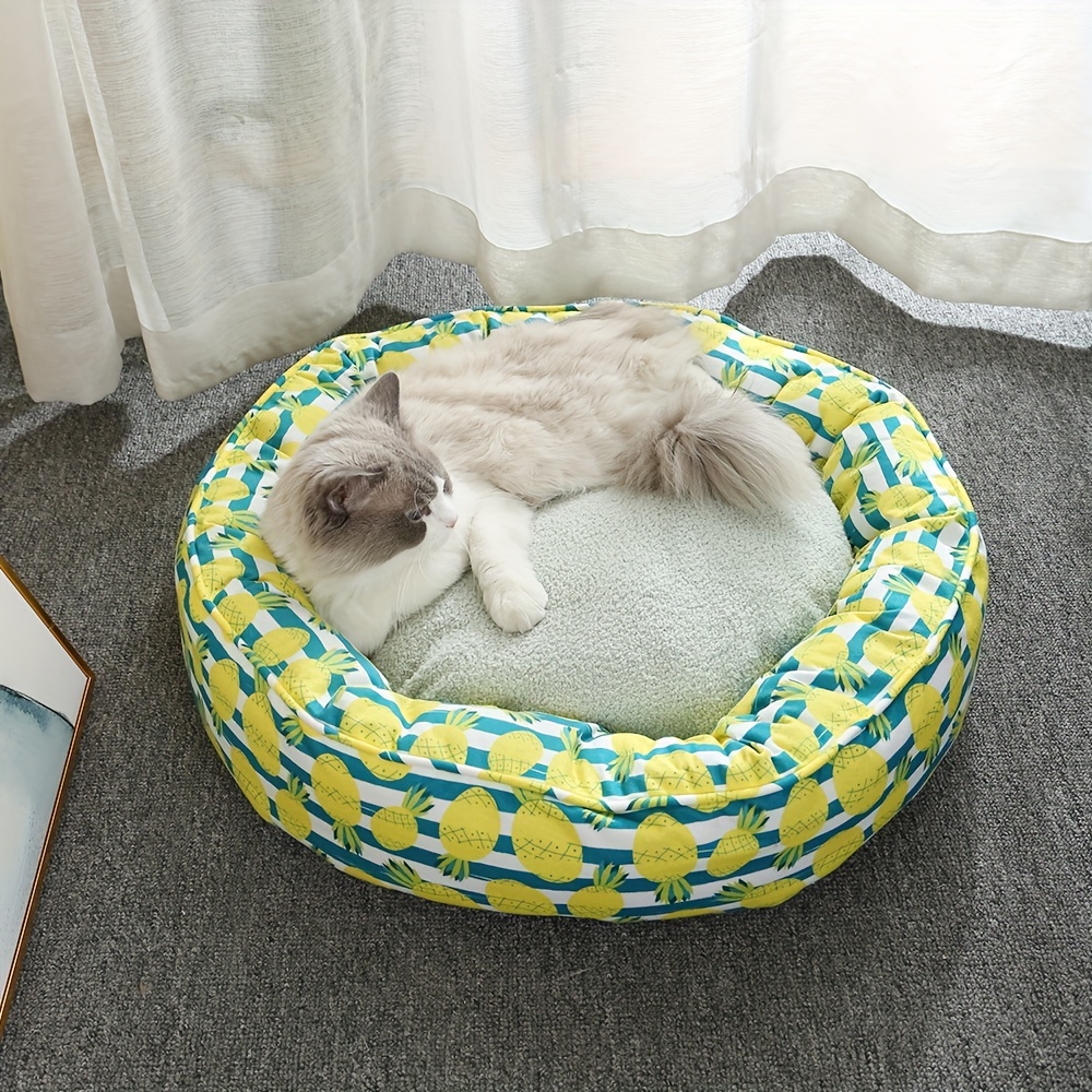 Soft Dog Bed for Small Pet Bed Cute Doghouse Dot Printed Pet Mat Cat Bed  Pet Cathouse Dog Bed Pet Supplies for Small Dogs&cat