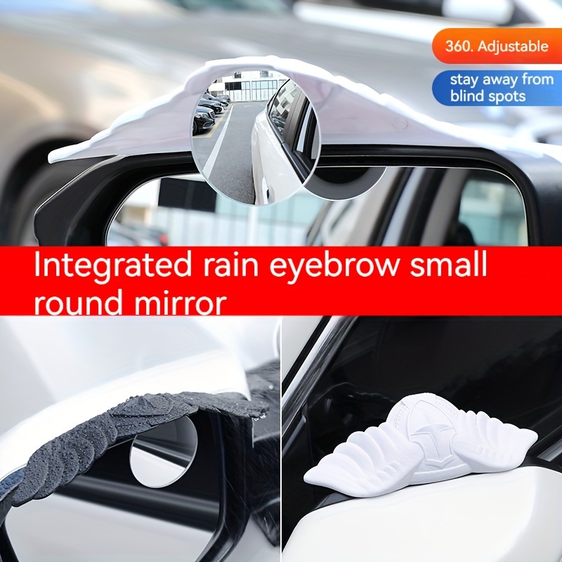 2pcs Car Rearview Mirror Rain Eyebrow