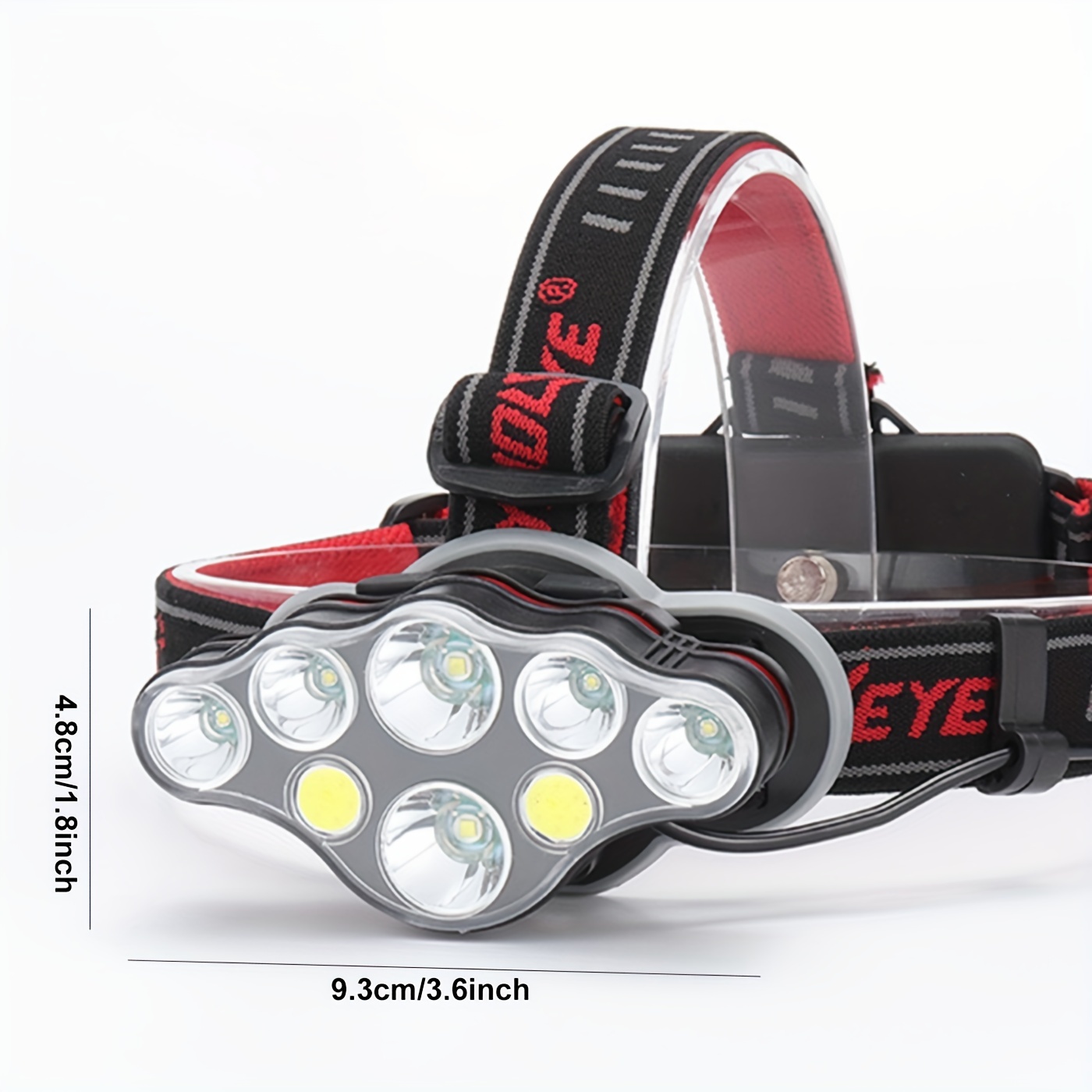 Lumières de Course à Clip, 2 Pièces Lampe Frontale LED Rechargeable USB,  Lampe de Course avec 4 Modes d'Éclairage, Lampe de Sécurité avec Clip pour  Le Camping Sports Extérieur Running Enfant