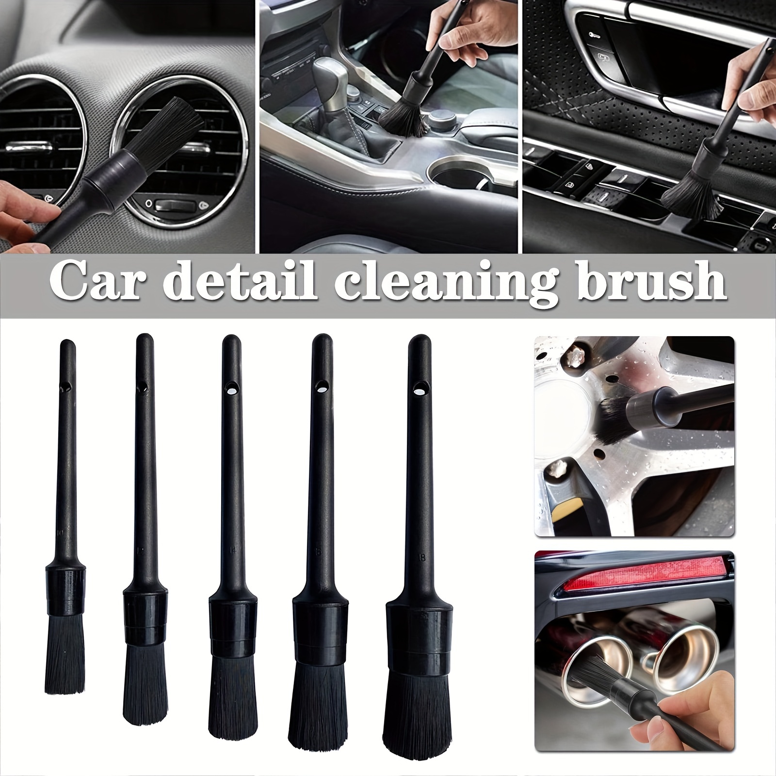 Ultra Soft Auto Detailing Brush Set Car Cleaning Kit Detail Brushes Car  Detailing Brush For Interior Dashboard Engines Air Vents - AliExpress