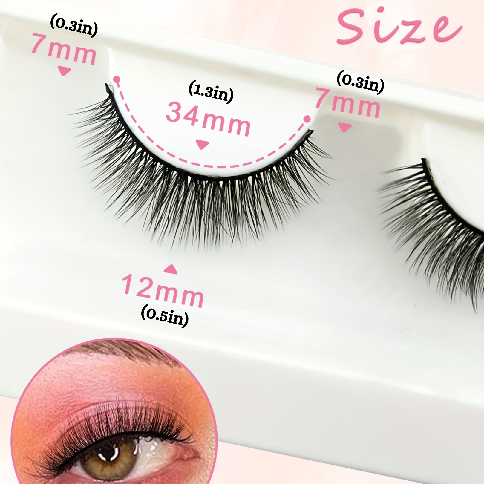 10 Pairs Fluffy Cross Thick Faux Mink False Eyelashes