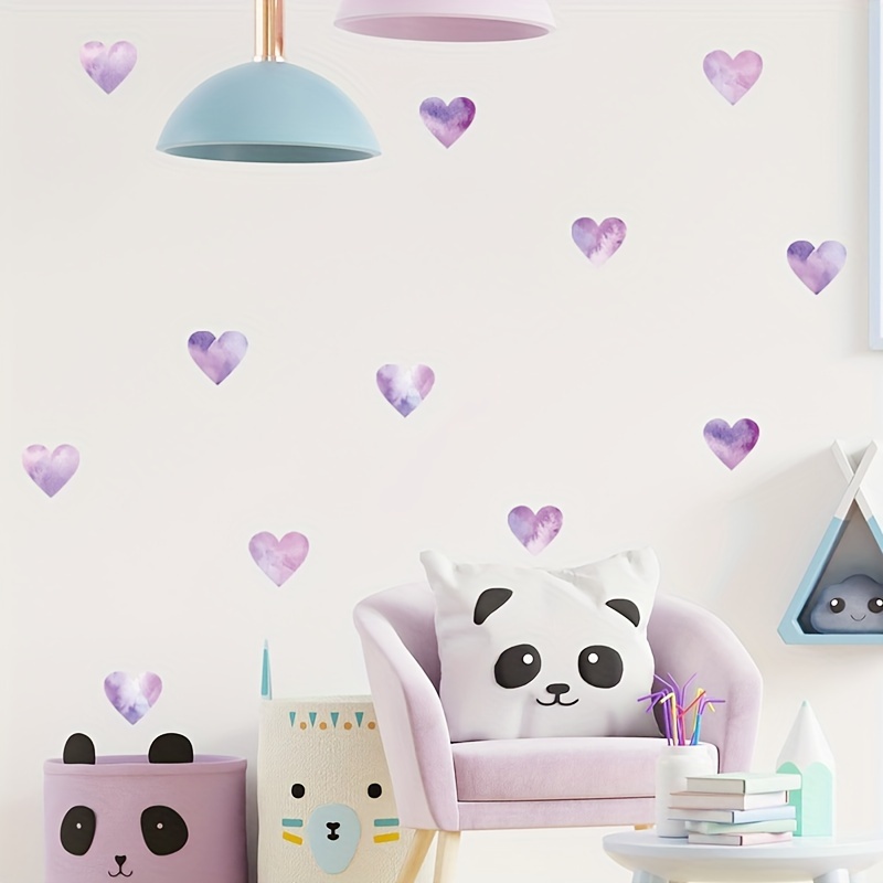 1pc Adesivo Murale Creativo, Adesivi Murali Autoadesivi A Forma Di Cuore  Viola, Adesivi Murali Per Camera Da Letto, Ingresso, Soggiorno, Veranda,  Decorazione Per La Casa, Adesivi Rimovibili, Decorazioni Murali - Temu Italy