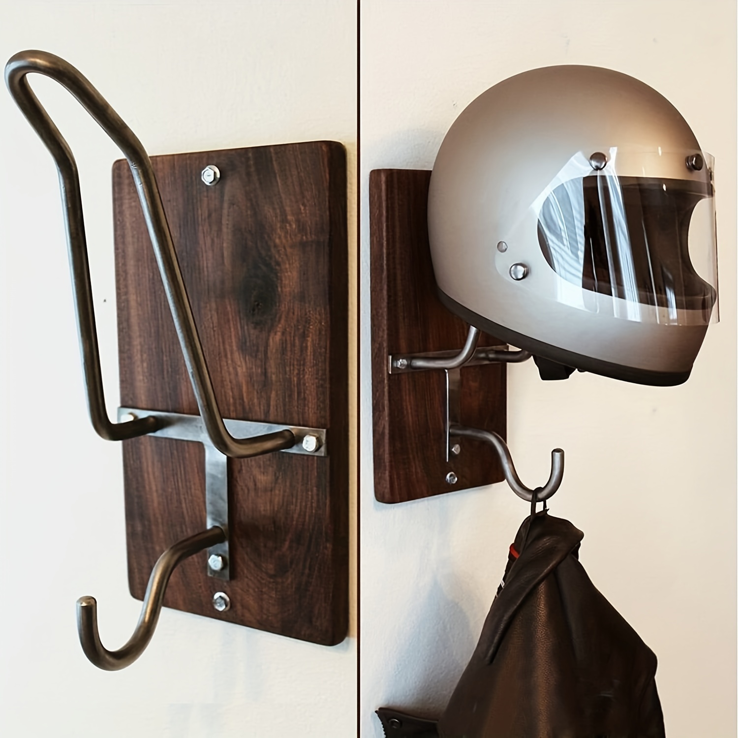 Motorradhelmhalterung Wandhalterung Helme Displayhalter 180 Grad