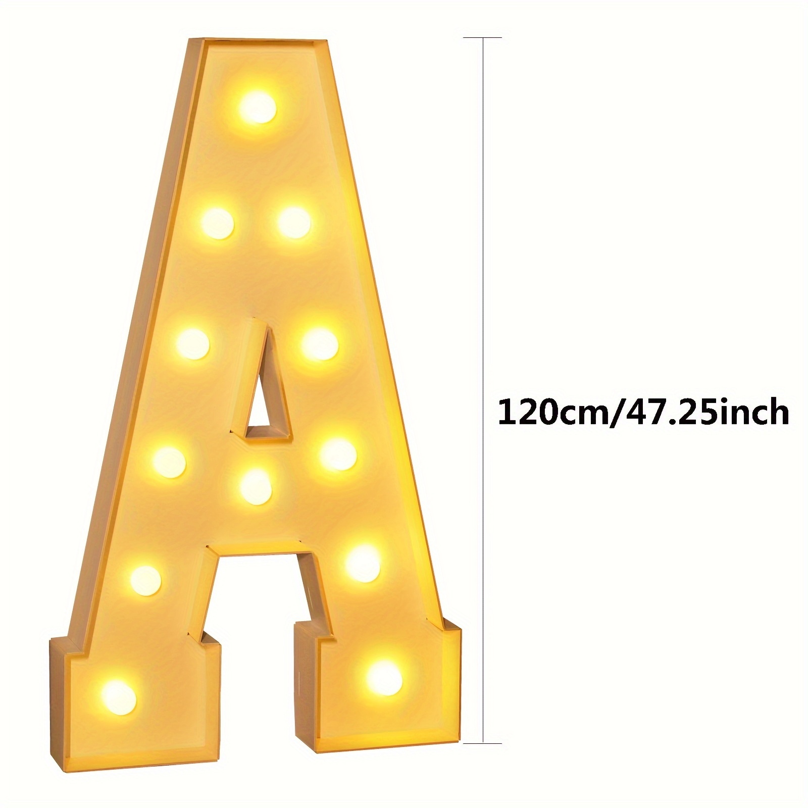 Led Light-up Number 7 Frame, Birthday Party Decor, Atmosphere