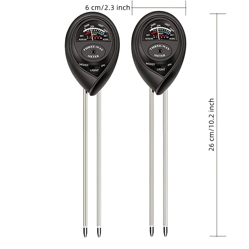 Soil Test Kit 3 in 1 Moisture Light PH Tester Gardening Tool Kits