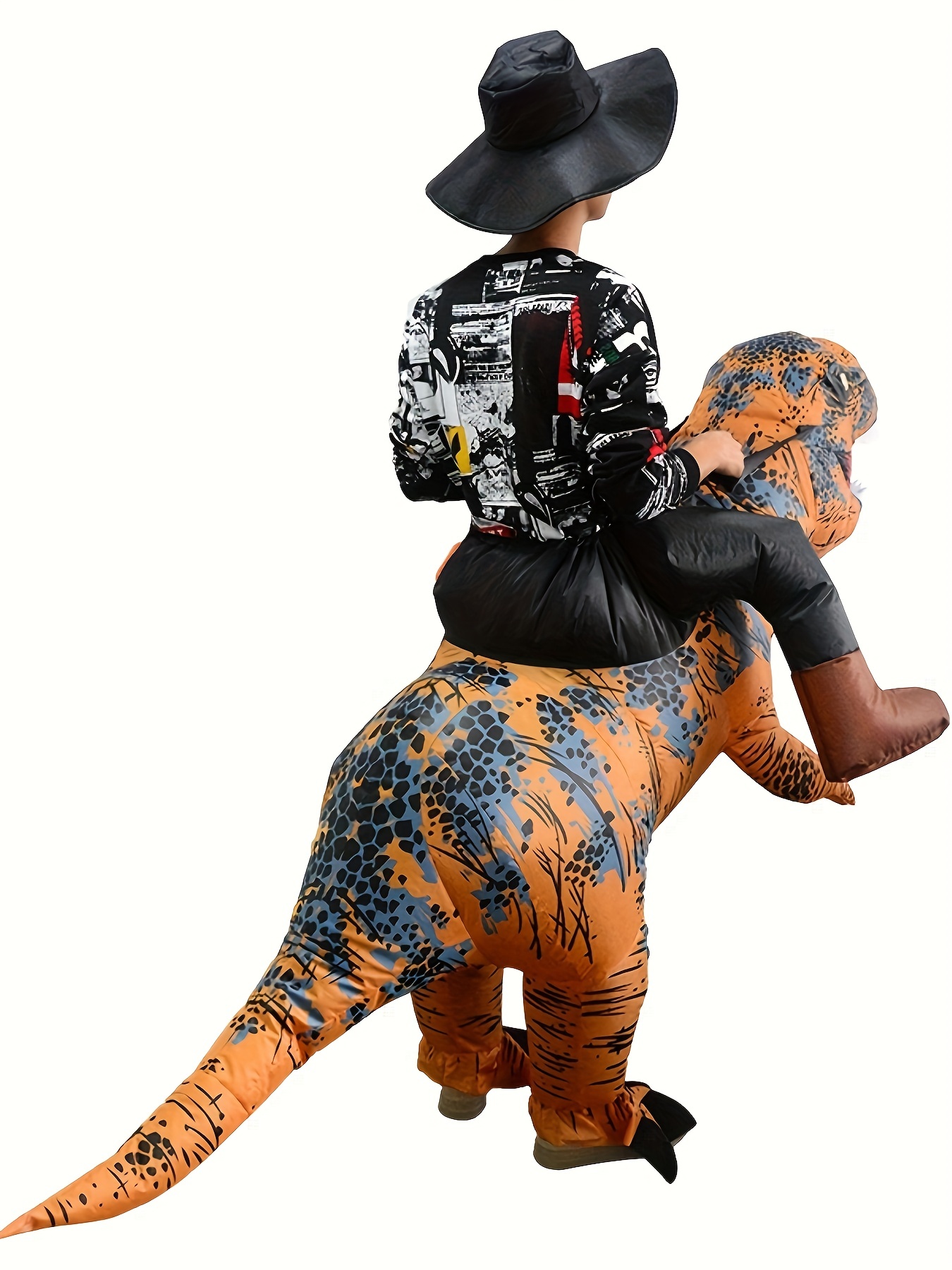 Costume Cowboy Gonflable Drôle Dinosaure Adulte Costume - Temu Belgium