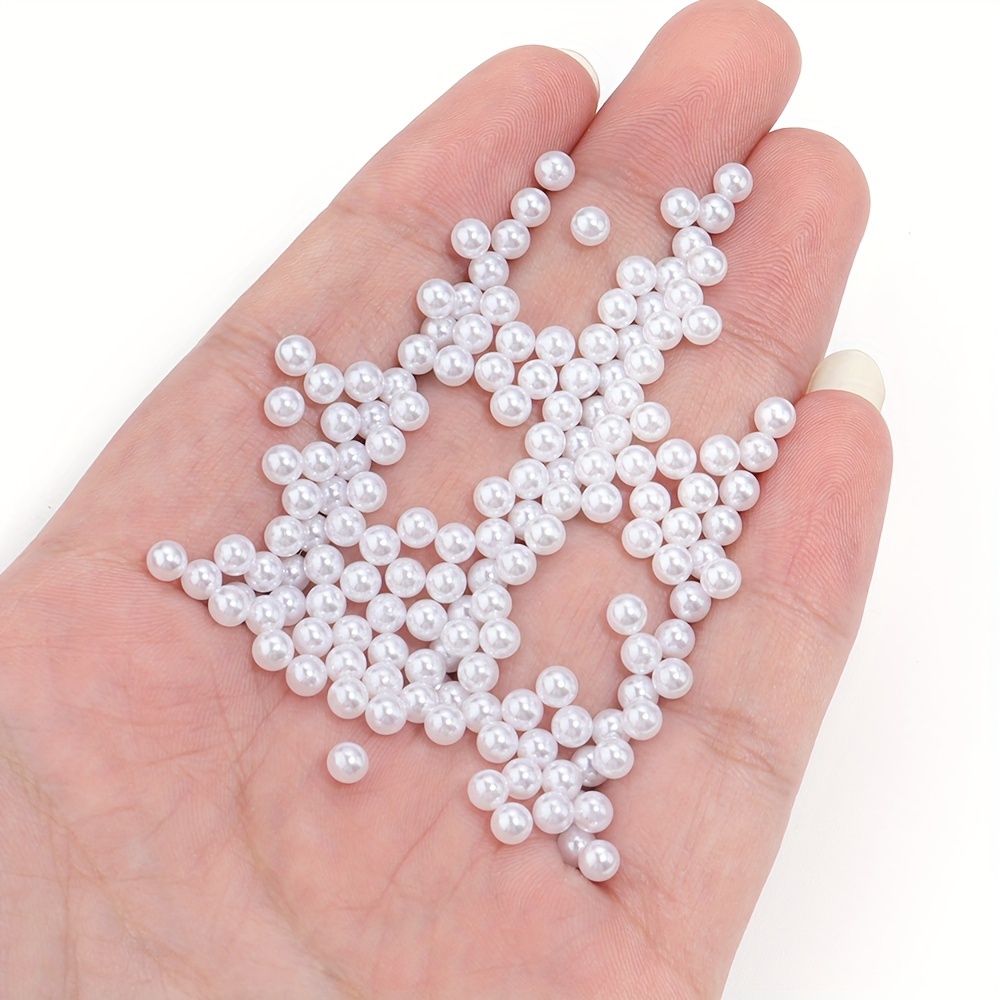 White Floating Faux Pearls For Vase Filler No Hole Faux - Temu