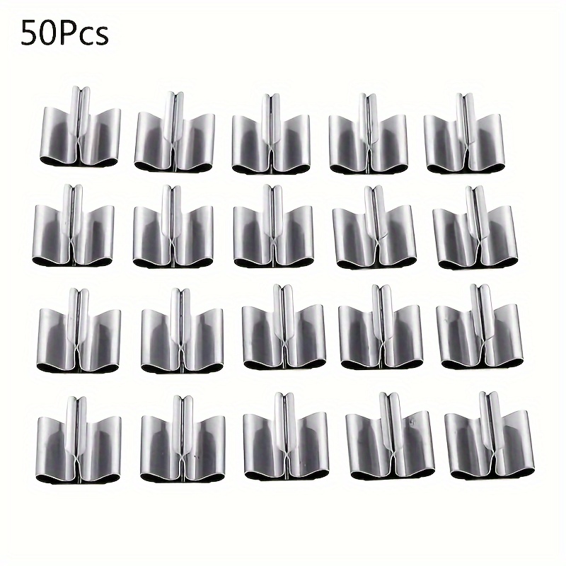 

50pcs Candle Core Base Clips, Iron Candle Making Supplies, Diy Candle Core Fixed Base Brackets Handmade