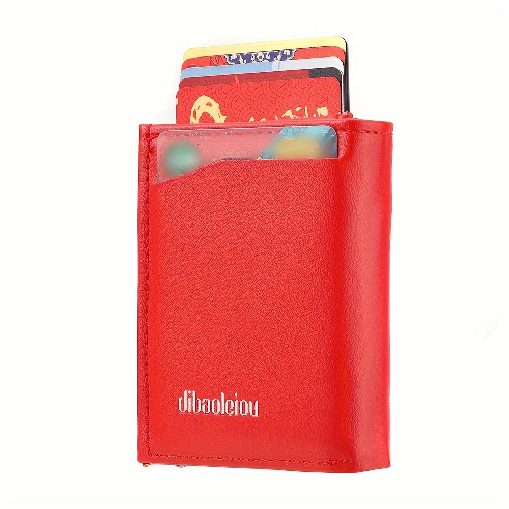 Porte-cartes Métal Automatique - Protection RFID Minimaliste 6.3x9.6cm