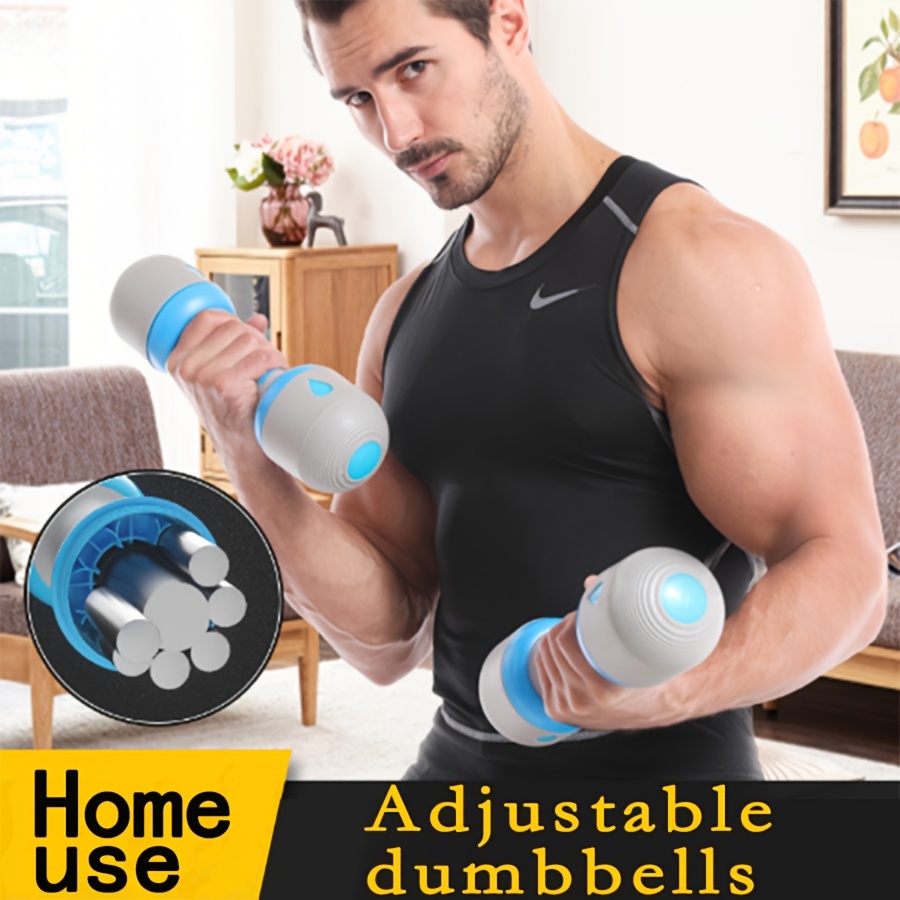 Adjustable Home Fitness Dumbbells Indoor Exercise Training - Temu