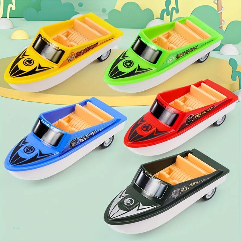 Pull back Toy Boat Simulation Plastic Small Pull back - Temu