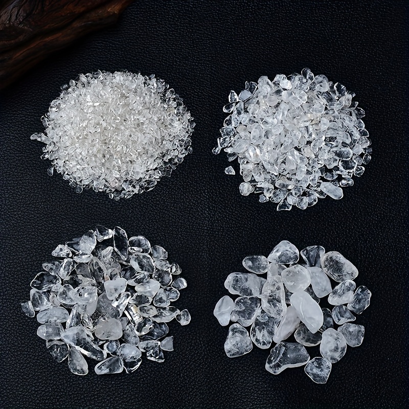 1 Stück Natürlicher Weißer Kristall Zerkleinerter Stein Für Buddha,  Entmagnetisierungsstein, Blumentopf, Aquarium, Dekorativer Stein, Kleine  Partikel