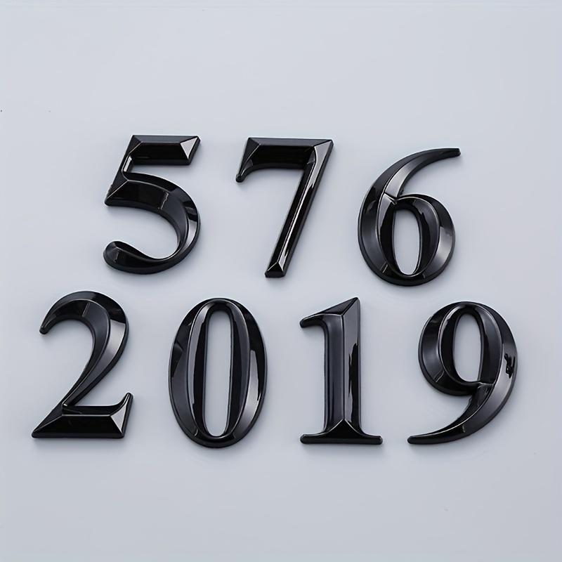 Number Sticker 3d Three dimensional House Number Sticker Temu