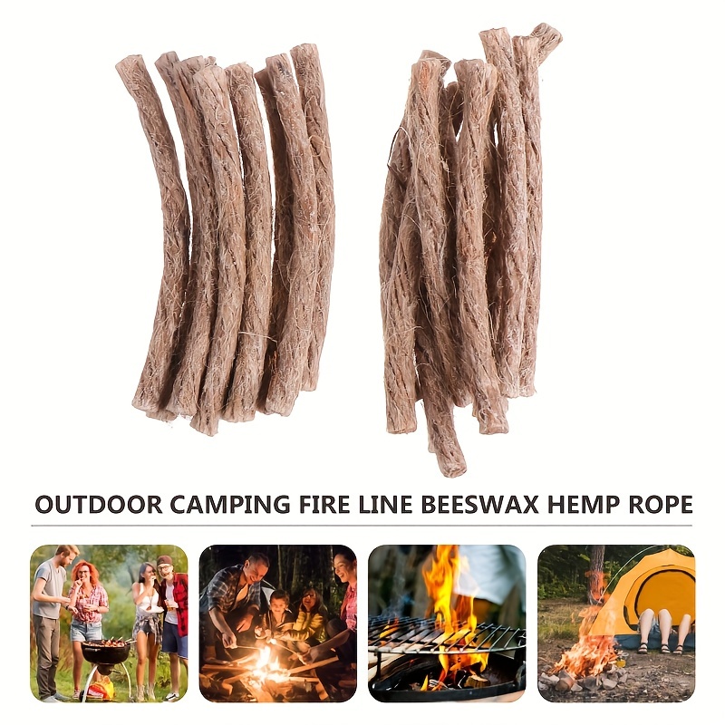 Outdoor Tinder Rope Fire Starter Survival Tinder Quick Fire - Temu
