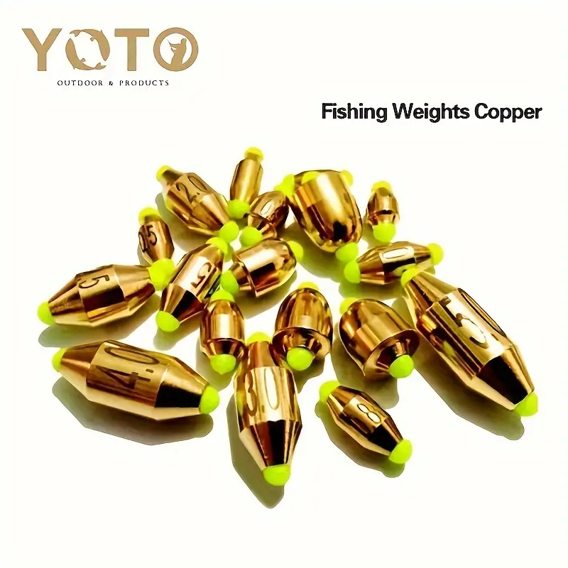 Fishing Sinker Kit Copper Fishing Weights Saltwater Fishing - Temu