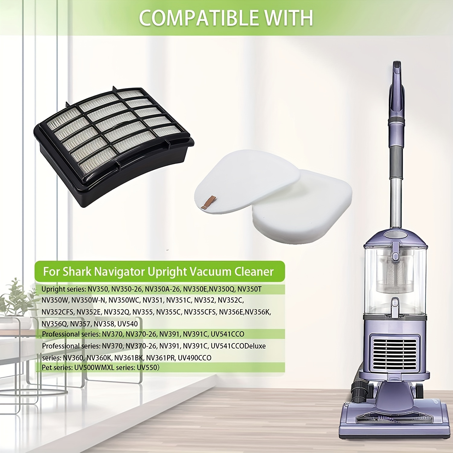 Uprightseries Multi-Surface Upright Vacuum With Hepa Filtration And Pet  Brush