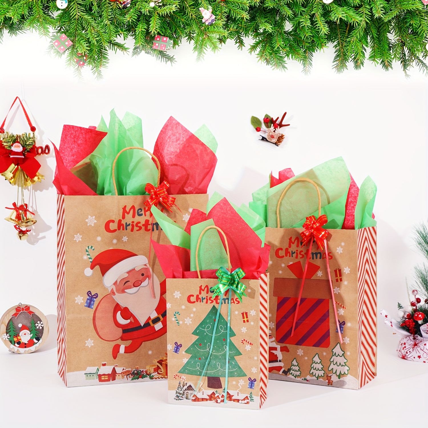 Gift Wrap Paper Storage Bag Thickened Christmas Gift - Temu