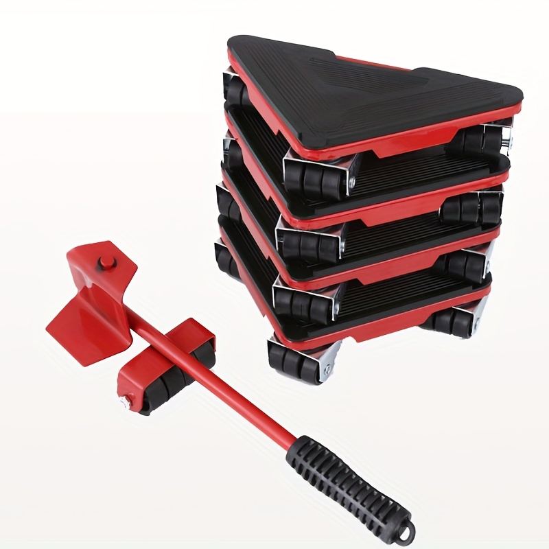4Pcs Moving Dolly with Caster & Lifter Heavy Duty Furniture Mover
