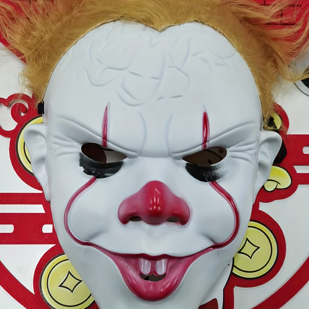 1pc Masque de cosplay de clown d'horreur pour hommes chapeau - Temu Belgium