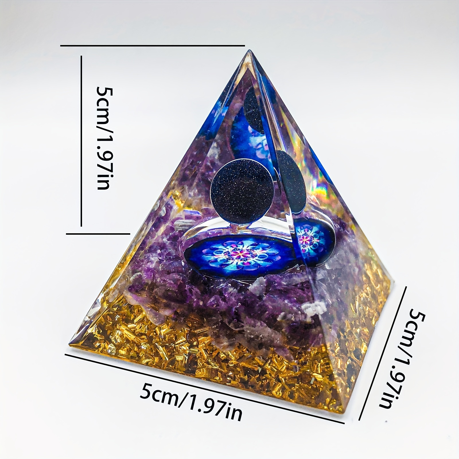 Orgone Pyramid Energy Transmitter Crystal Guardian Energy Generator