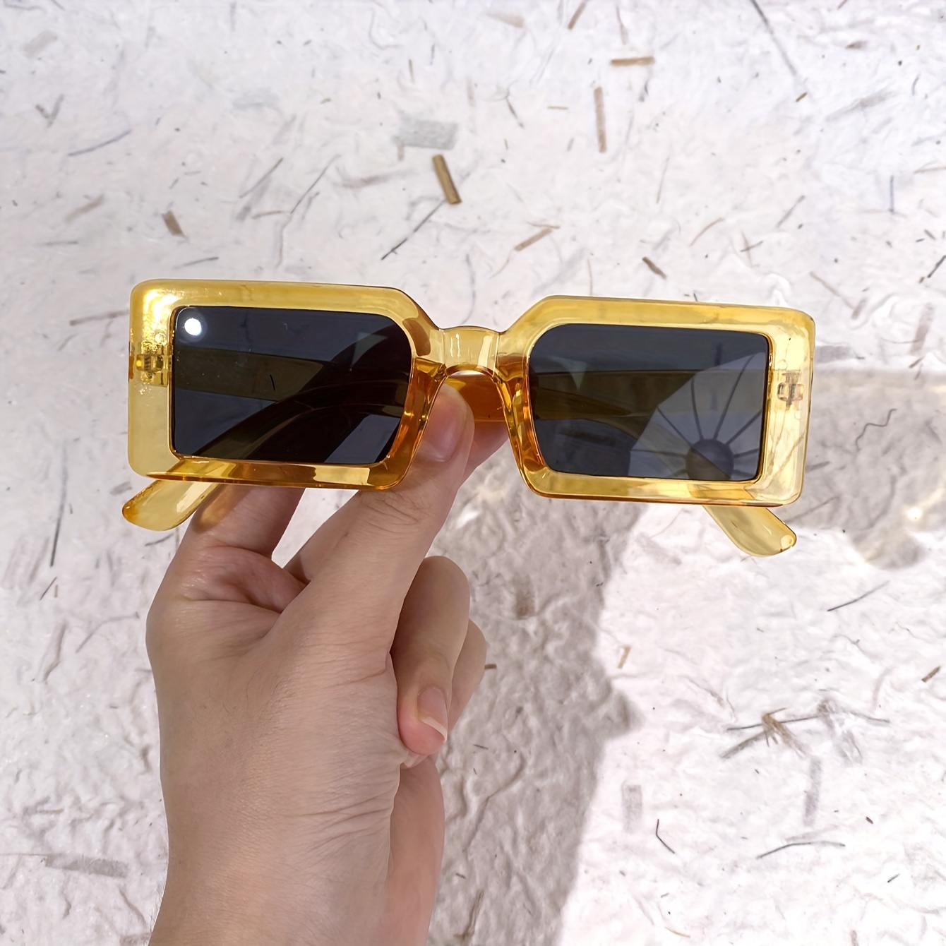 Gafas de sol cuadradas para mujer, gafas de sol nuevas con montura pequeña para  mujer, gafas de sol a la moda - Temu Chile