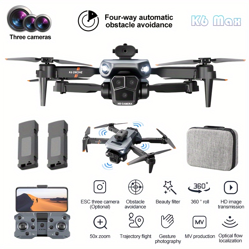 X26 Gps Medium sized Obstacle Avoidance Drone Hd Camera - Temu