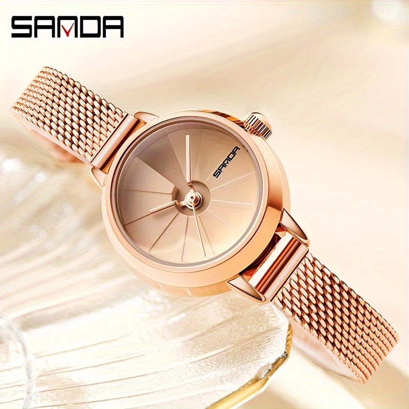 Women's Watch Casual Round Pointer Quartz Watch Analog - Temu