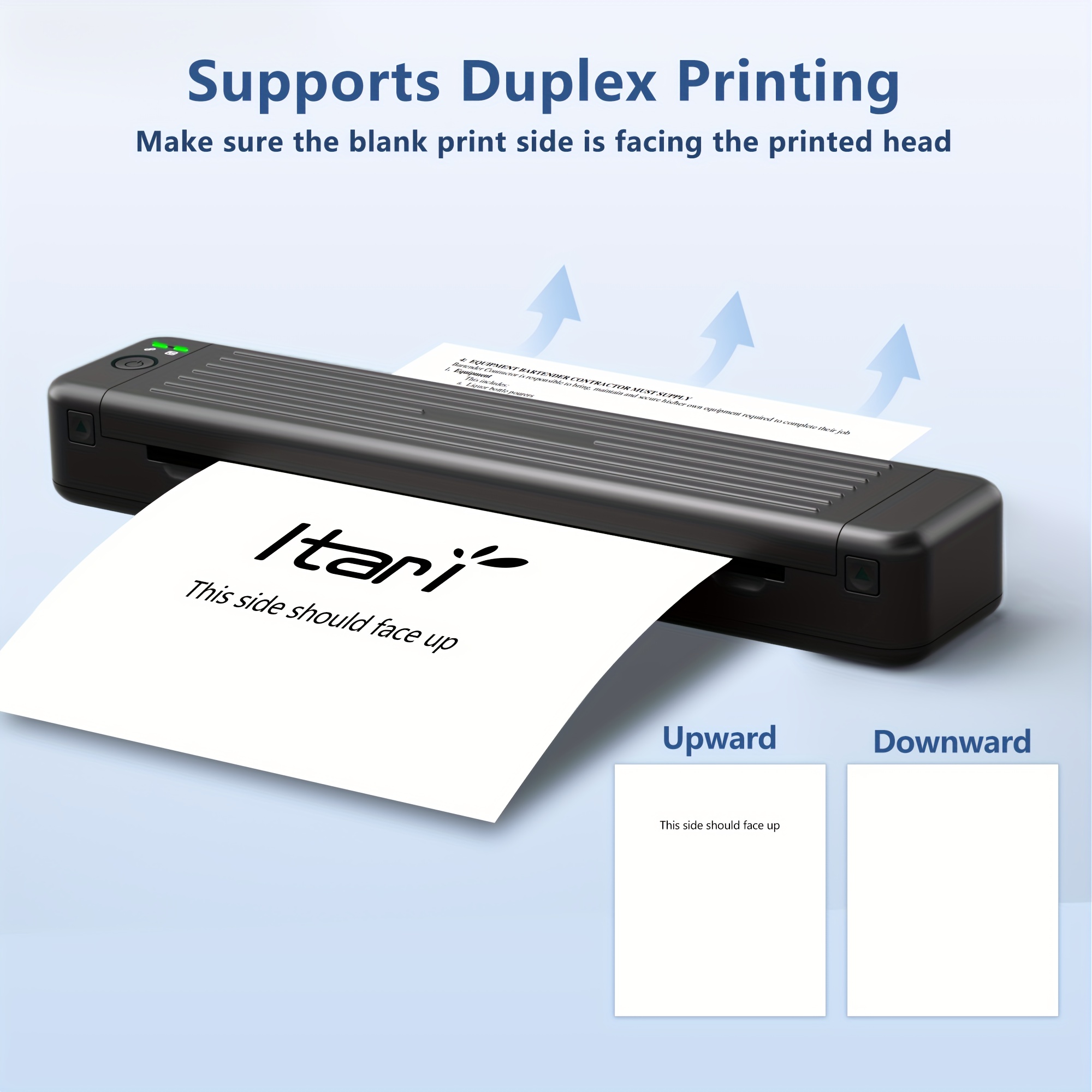 200pcs A4 Printer Paper, Multipurpose Copy Paper For Laser Printer, Inkjet  Printer, Itari Copy Paper For Printer, Compatible With Phomemo P831 HPRT MT