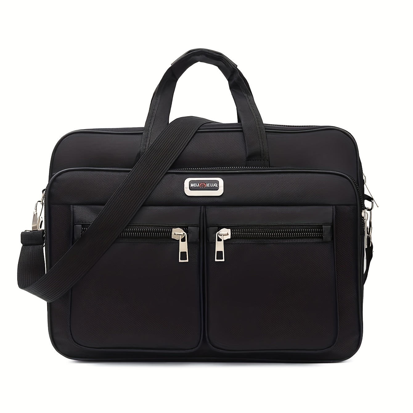 

1pc Laptop Bag, Horizontal Portable Large Capacity Multi Functional Shoulder Bag