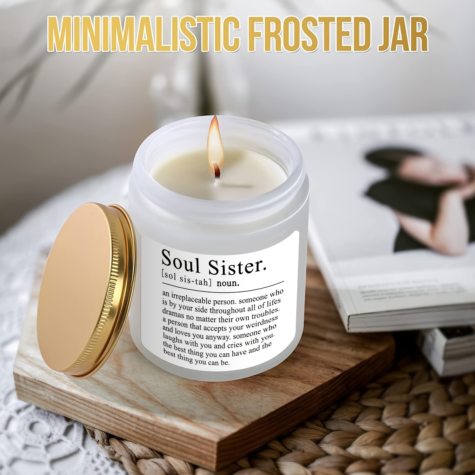 Scented Candles aromatherapy Jar Candles sister Gifts From - Temu