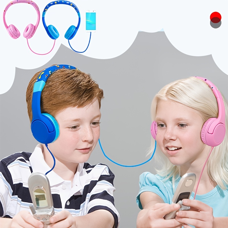 Frozen 2 - Auriculares para niños, diadema ajustable, sonido estéreo,  conector de 0.138 in, auriculares con cable para niños, sin enredos,  control de