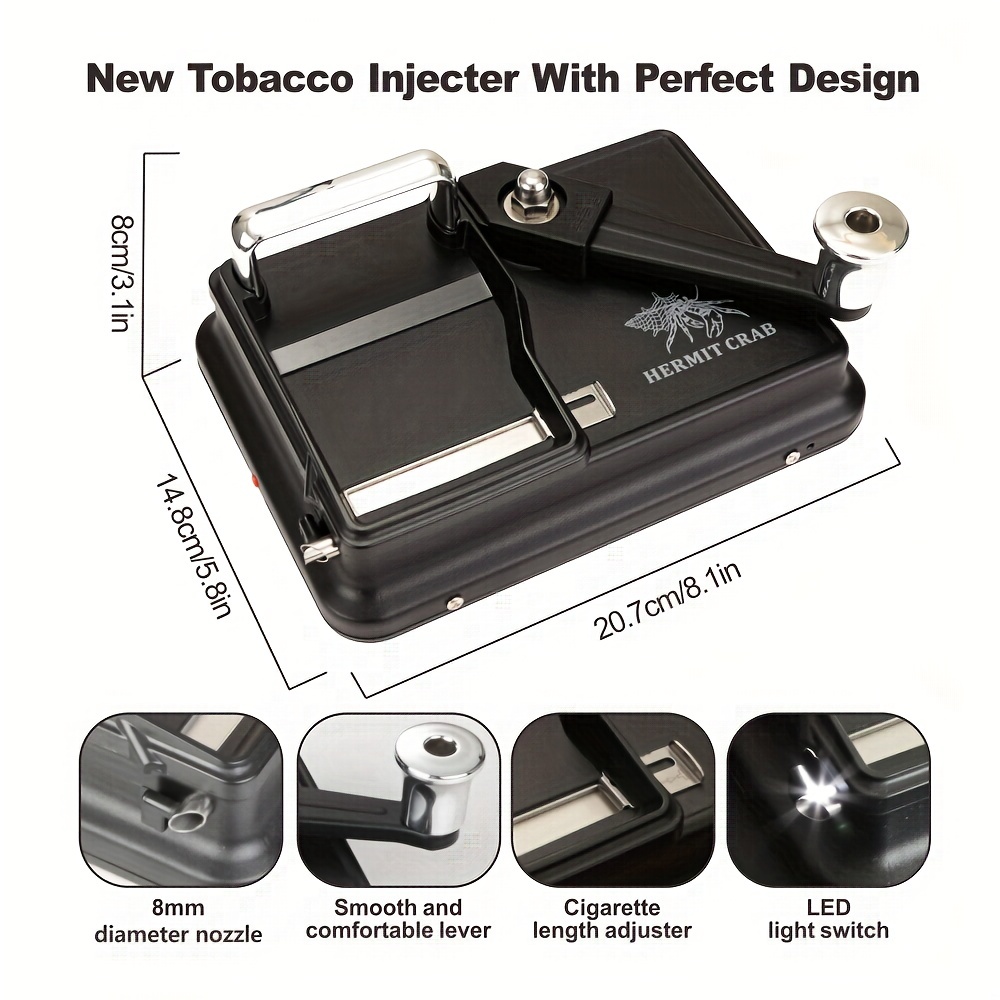 Cigarette Rolling Machine Manual Cigarettes Tobacco Injecter - Temu