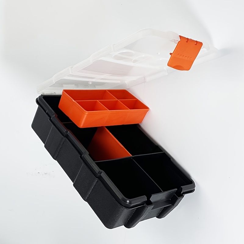 Caja de herramientas para instrumentos con espuma, organizador de  almacenamiento de piezas universales multifuncional, caja de almacenamiento  duradera