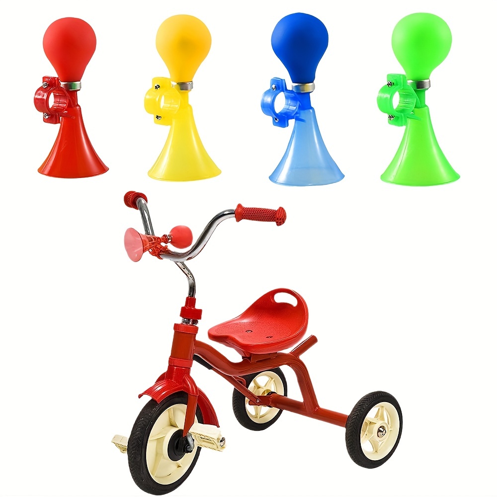  ZPSHYD Bocinas de bicicleta, bocina de advertencia de bicicleta  para niños, 3 colores para niños y niñas, accesorio rojo, azul, naranja  (naranja) : Deportes y Actividades al Aire Libre