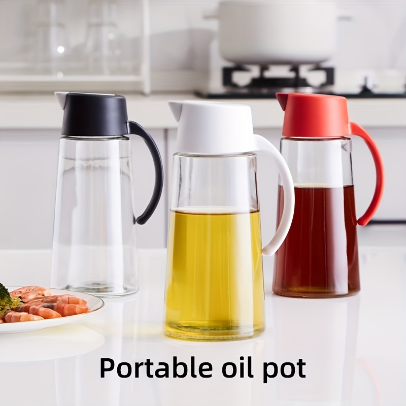 Oil Bottle Glass Oil Dispenser Bottle Leak proof Oil Pot - Temu