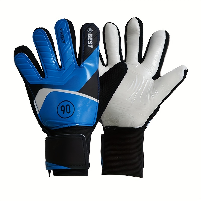 Guantes de portero de fútbol, guantes de portero de látex para niños,  guantes protectores deportivos antideslizantes para fútbol, equipo de  protección