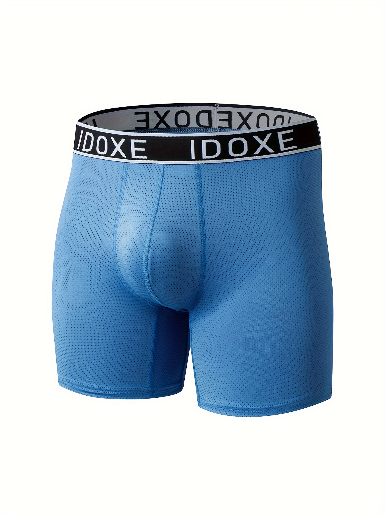 Plus Size Men's Boxer Briefs Quick Dry Sport Athletic Mesh