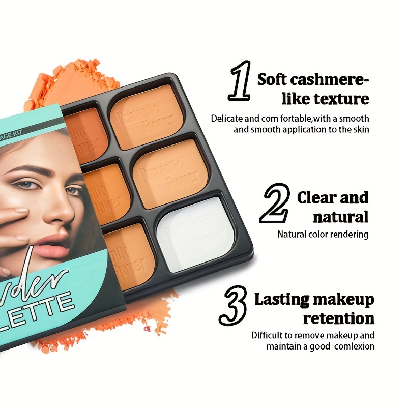 Palette di trucco per il contouring professionale in polvere bronzer e  illuminante - Temu Switzerland