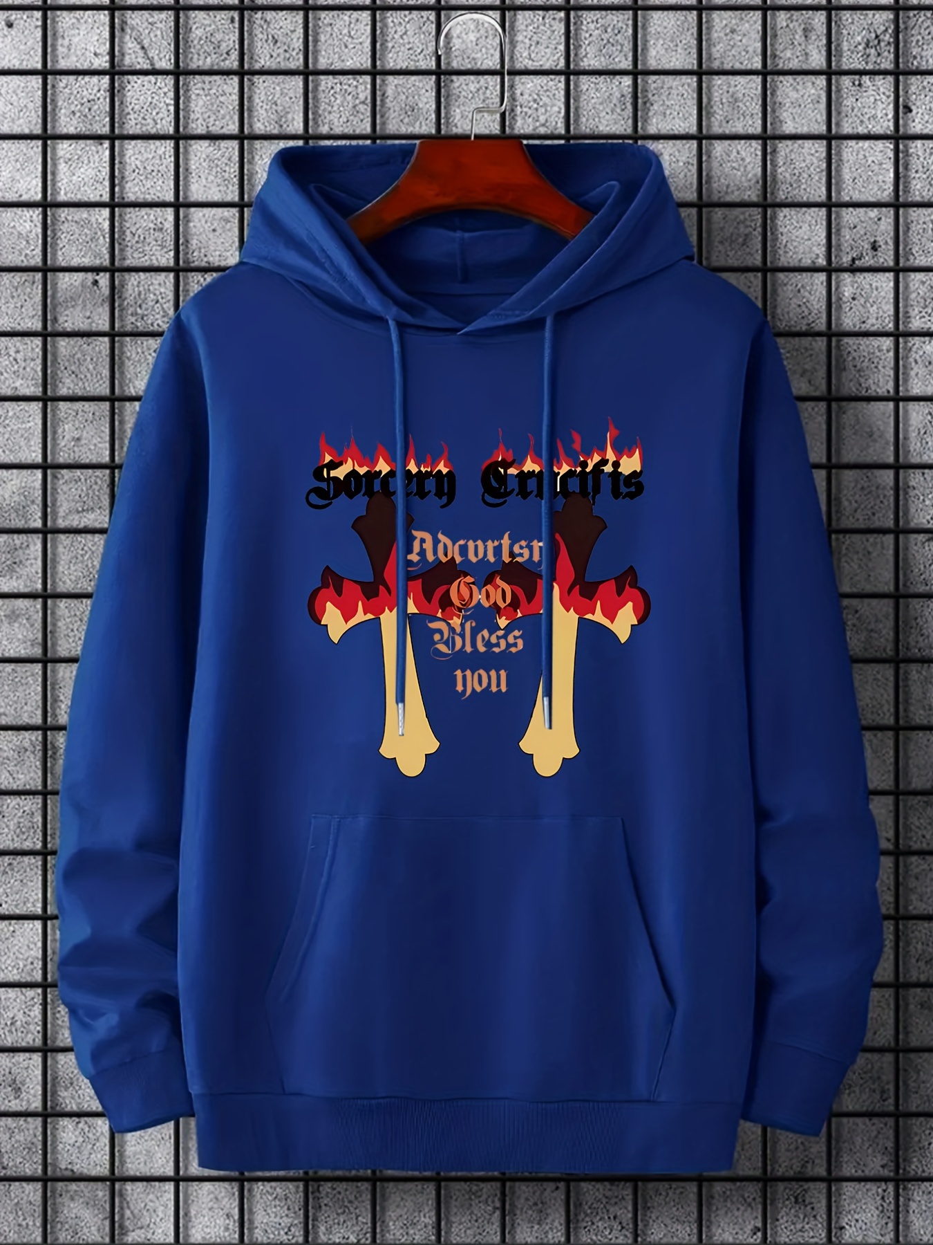 Hoodie mit Kreuz-Logo