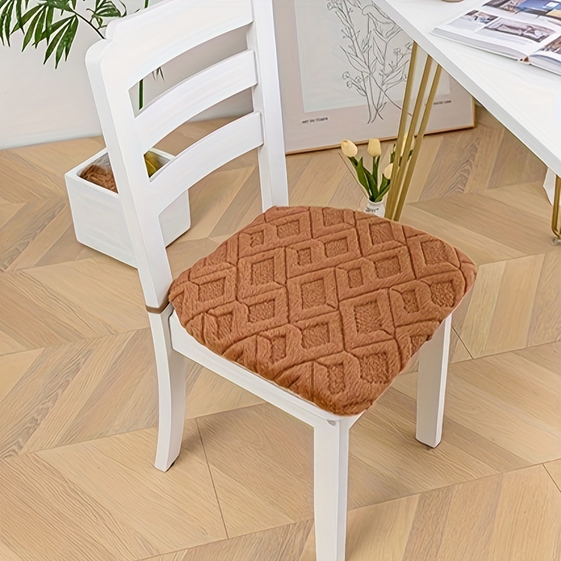 1pc Solid Color Chair Seat Cushion