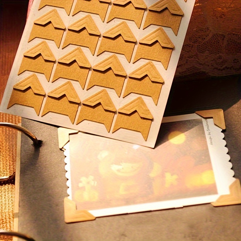Photo Mounting Stickers Paper Corners Stickers Self Adhesive - Temu