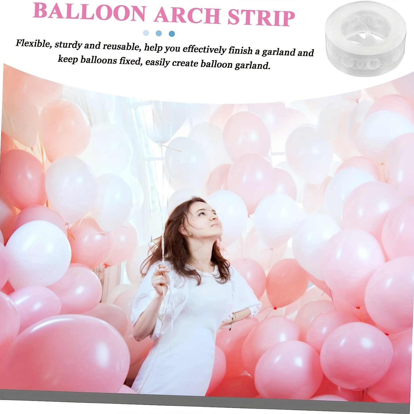  Reusable Balloon Arch Decorating Strip for Party