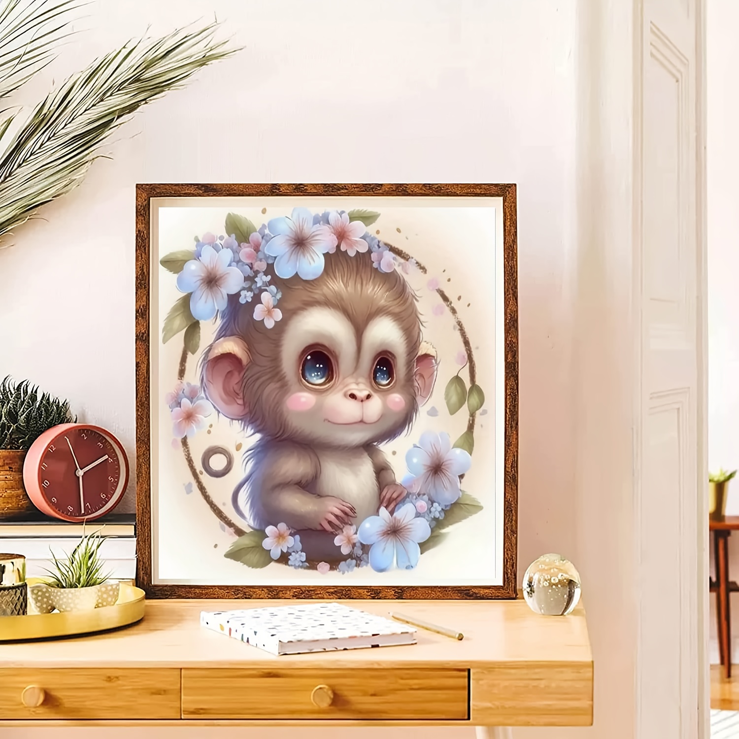 New Diamond Painting Tool Kit For Drawing A Small Monkey, 5D Self-made  Artificial Diamond Art Diamond Painting DIY Handmade Decoration Painting